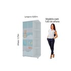 Guarda-roupa Infantil 2 Portas 2 Gavetas Lua Mundo Encantado