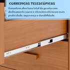 Guarda-roupa Infantil 2 Portas 4 Gavetas Anne Espresso Móveis