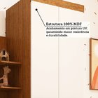 Guarda-roupa Infantil 2 Portas 4 Gavetas E Espelho 110,20cm X