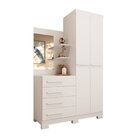 Guarda-roupa Infantil 2 Portas 4 Gavetas E Espelho 110,20cm X