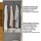 Guarda-roupa Infantil 2 Portas 4 Gavetas E Espelho 110,20cm X