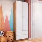 Guarda Roupa Infantil 2 Portas Aconchego La008 Completa Moveis