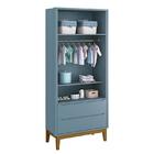 Guarda Roupa Infantil 2 Portas Classic Com Pés Amadeirado - R