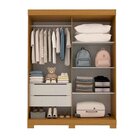 Guarda-roupa Infantil 2 Portas De Correr 100% Mdf 140cm Lunar