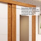 Guarda-roupa Infantil 2 Portas De Correr Espelho 160cm X 200c