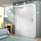 Guarda-roupa Infantil 2 Portas De Correr Helena Branco