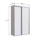 Guarda-roupa Infantil 2 Portas De Correr Rc2105 Branco