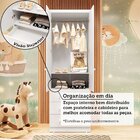 Guarda Roupa Infantil 2 Portas E 3 Gavetas 100% Mdf Smim Bran
