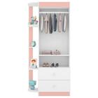 Guarda Roupa Infantil 2 Portas Flex 2 Cores Ternura Branco Ro