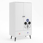 Guarda-roupa Infantil 2 Portas Mickey Disney Fun Cabecasa Mad