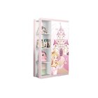 Guarda Roupa Infantil 2 Portas Princesa Lara Branco/rosa