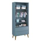 Guarda Roupa Infantil 2 Portas Theo Retrô Com Pés Amadeirado