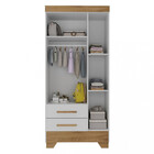 Guarda Roupa Infantil 3 Portas 2 Gavetas Catavento Rodial