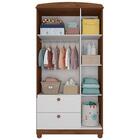 Guarda Roupa Infantil 3 Portas 2 Gavetas Fofura Permobili Bra
