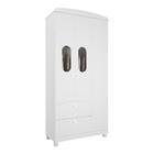 Guarda Roupa Infantil 3 Portas 2 Gavetas Fofura Permobili Bra