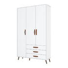 Guarda Roupa Infantil 3 Portas 3 Gavetas Fantasia Henn