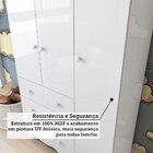 Guarda Roupa Infantil 3 Portas 3 Gavetas Junior New Móveis Pe