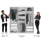 Guarda Roupa Infantil 3 Portas 4 Gav Branco Mega