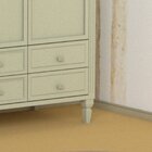 Guarda Roupa Infantil 3 Portas 4 Gavetas Palha Tudor Verde