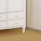 Guarda Roupa Infantil 3 Portas 4 Gavetas Tudor  Branco