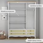 Guarda Roupa Infantil 3 Portas 4 Gavetas Versailles Plus  Bra