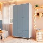 Guarda Roupa Infantil 3 Portas Aft004 Comm