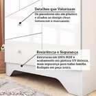 Guarda Roupa Infantil 3 Portas E 2 Gavetas 100% Mdf Cocada Br