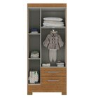Guarda-roupa Infantil 3 Portas E 2 Gavetas Amy Espresso Móvei