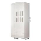 Guarda-roupa Infantil 3 Portas E 2 Gavetas Eloá J&a Móveis Br