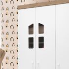 Guarda Roupa Infantil 3 Portas E 2 Gavetas Sonhar Q01 - Amare