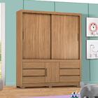 Guarda Roupa Infantil 3 Portas E 6 Gavetas 1.89m Amendola Tou
