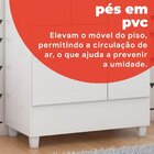 Guarda-roupa Infantil 3 Portas Pingo Branco/rosa