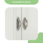 Guarda-roupa Infantil 3 Portas Toledo Branco