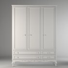 Guarda Roupa Infantil 3 Portas Versailles Branco