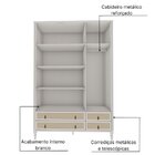 Guarda Roupa Infantil 4 Gavetas Tudor Plus Areia