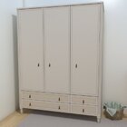 Guarda Roupa Infantil 4 Gavetas Tudor Plus Areia