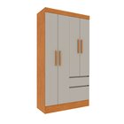 Guarda Roupa Infantil 4 Portas 2 Gavetas 108cm Oregon