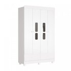 Guarda-roupa Infantil 4 Portas 2 Gavetas 120cm Katatau  Branc