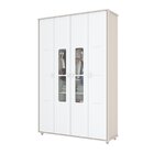 Guarda Roupa Infantil 4 Portas 2 Gavetas Bolinha De Sabão Esp