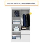 Guarda Roupa Infantil 4 Portas 2 Gavetas Com Pés 108cm Oregon