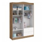 Guarda-roupa Infantil 4 Portas 2 Gavetas Danny Móveis Reller