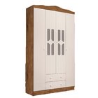 Guarda Roupa Infantil 4 Portas 2 Gavetas Eloa J&a Móveis Demo