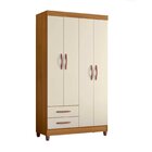 Guarda Roupa Infantil 4 Portas 2 Gavetas Mágico Carvalho Grif