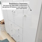 Guarda Roupa Infantil 4 Portas 3 Gavetas Junior New Móveis Pe