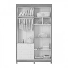 Guarda Roupa Infantil 4 Portas 3 Gavetas Léo Peroba