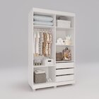 Guarda-roupa Infantil 4 Portas 3 Gavetas Sofia Espresso Móvei