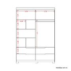 Guarda Roupa Infantil 4 Portas 4 Gavetas Circus