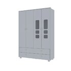 Guarda-roupa Infantil 4 Portas 4 Gavetas Sol Gelius Móveis Br