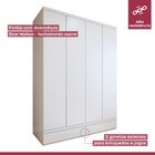 Guarda-roupa Infantil 4 Portas 5 Gavetas 100% Mdf Aconchego B