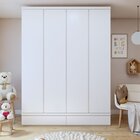 Guarda-roupa Infantil 4 Portas 5 Gavetas 100% Mdf Aconchego B